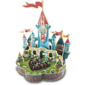 Jeu de construction et de création - EDUCA - 3D Dream Gardens 2In1 - Chateau vert - Educa