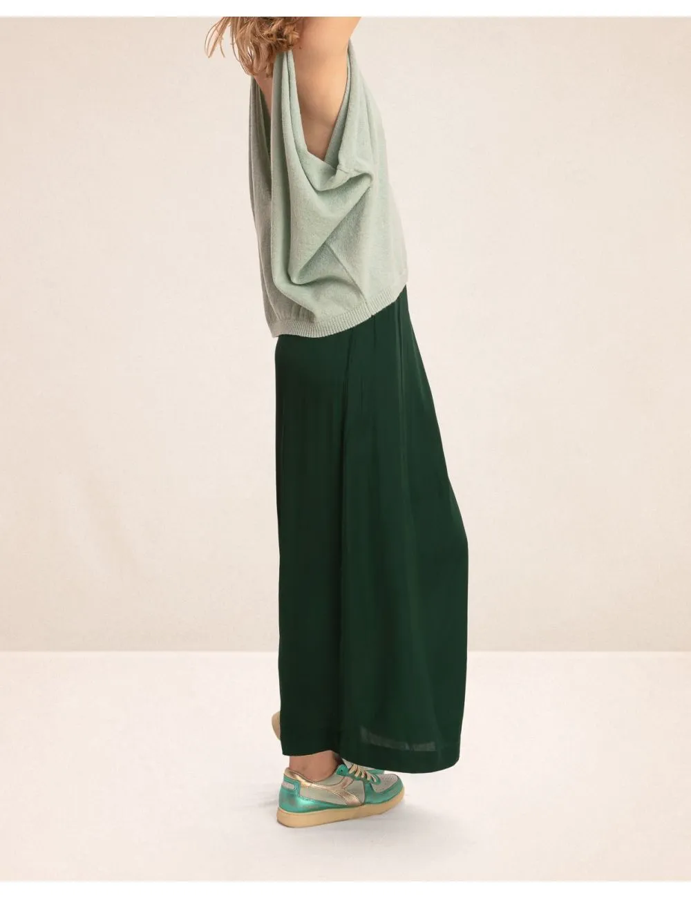 Jupe longue Save HK Green