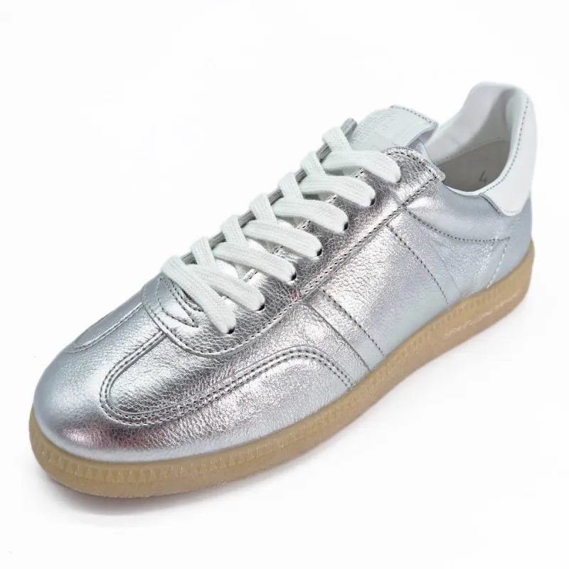 La basket confortable cuir argent - Kennel & Schmenger - Scarpe