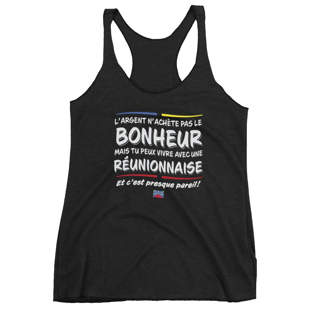L'argent, Bonheur, Réunionnaise, Débardeur femme shirt