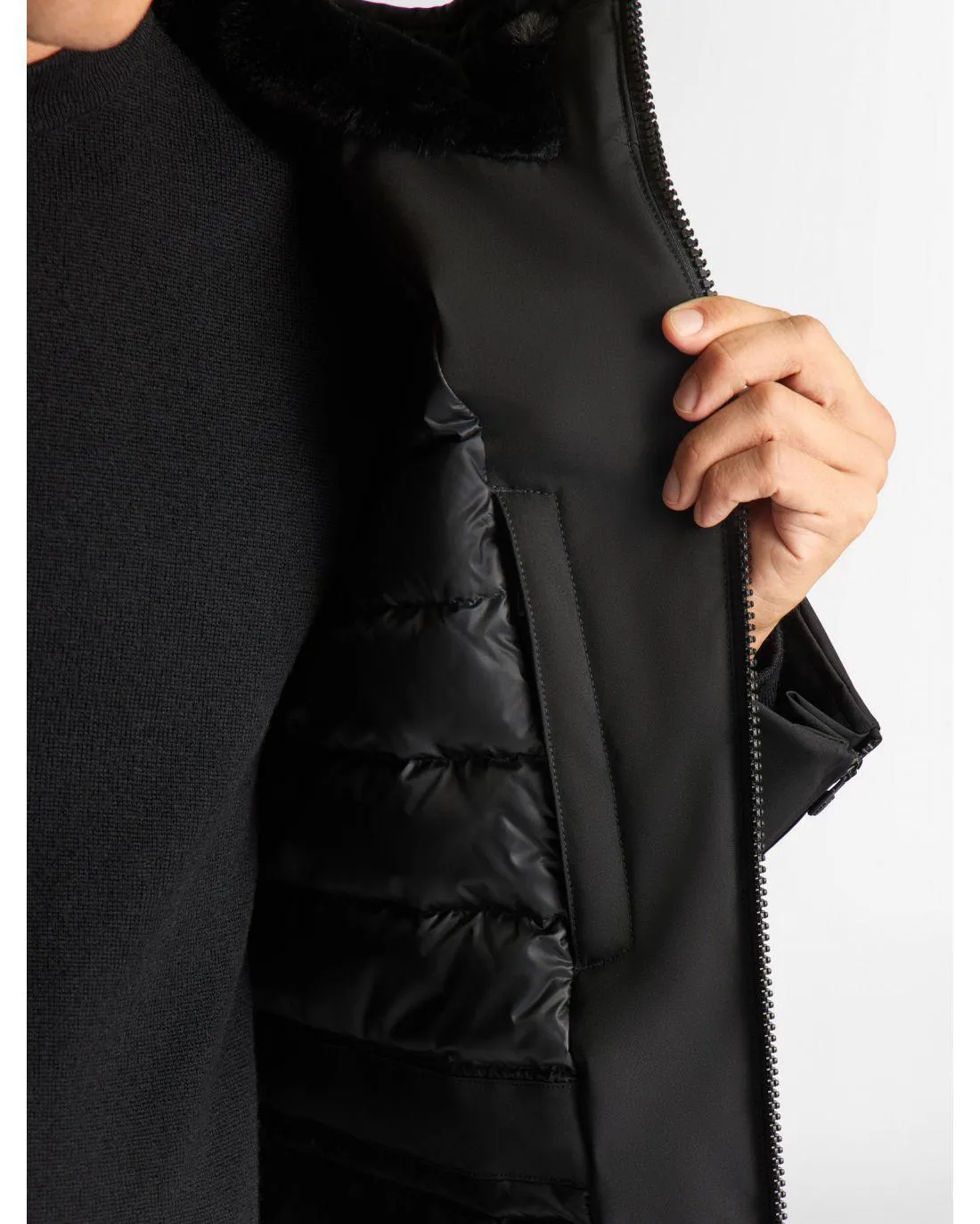 MANTEAU GEZI NOIR - Fusalp | Chez Maman Rouen