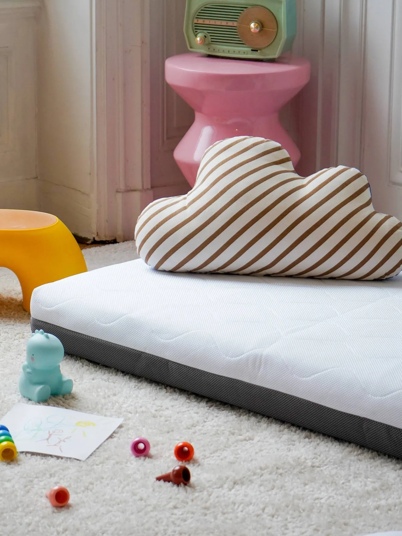 Matelas bébé 3D Dream déhoussable blanc - Dodo