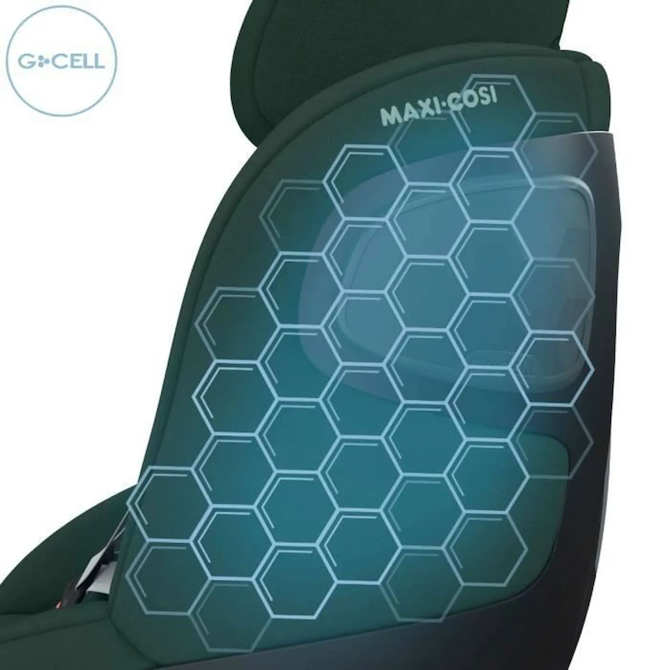 MAXI-COSI Siège Auto Pearl 360, de 3 mois à 4 ans, Rotatif, i-Size, Authentic Green vert - 