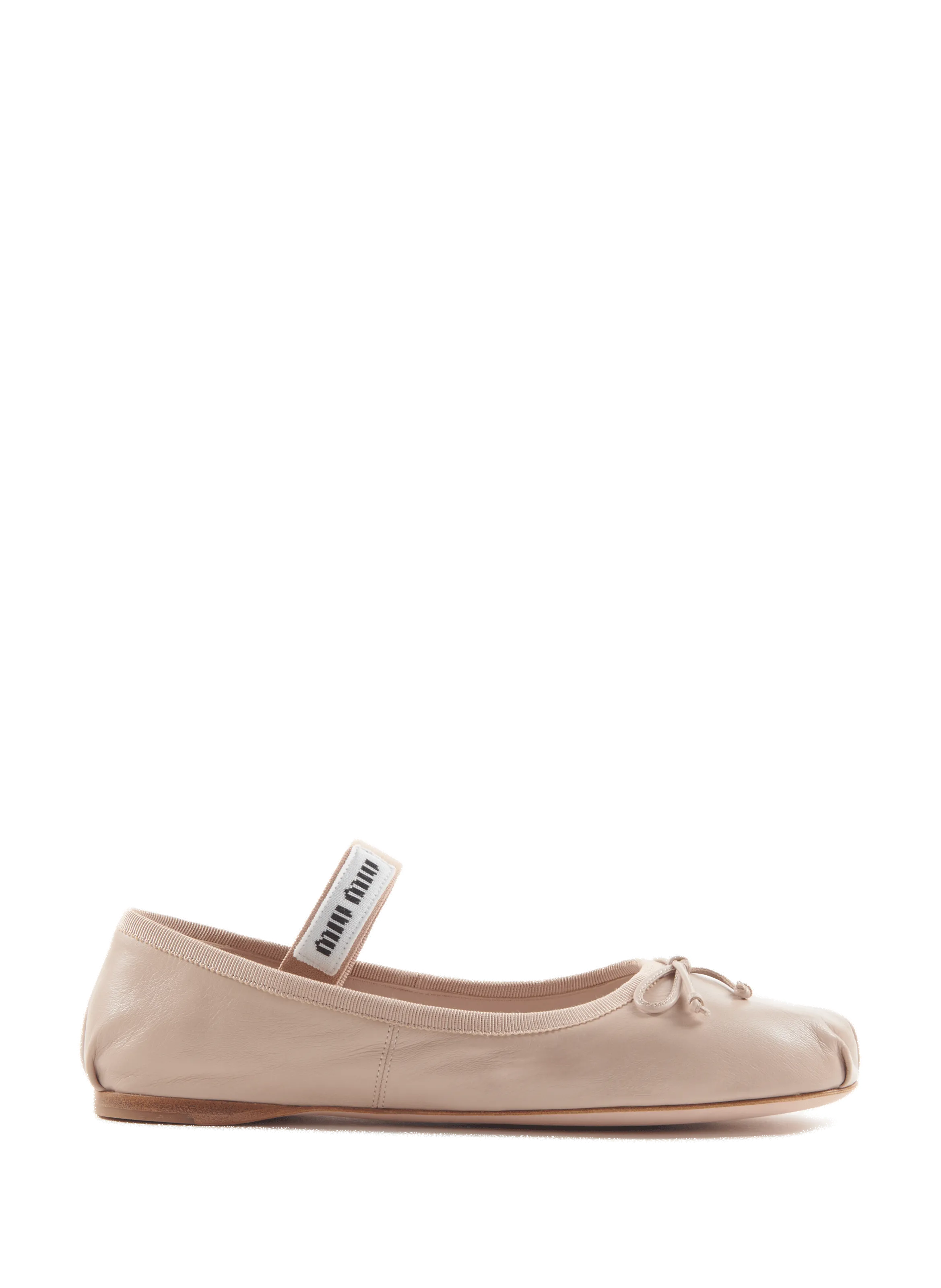 MIU MIU  Ballerines en cuir  - Multicolore