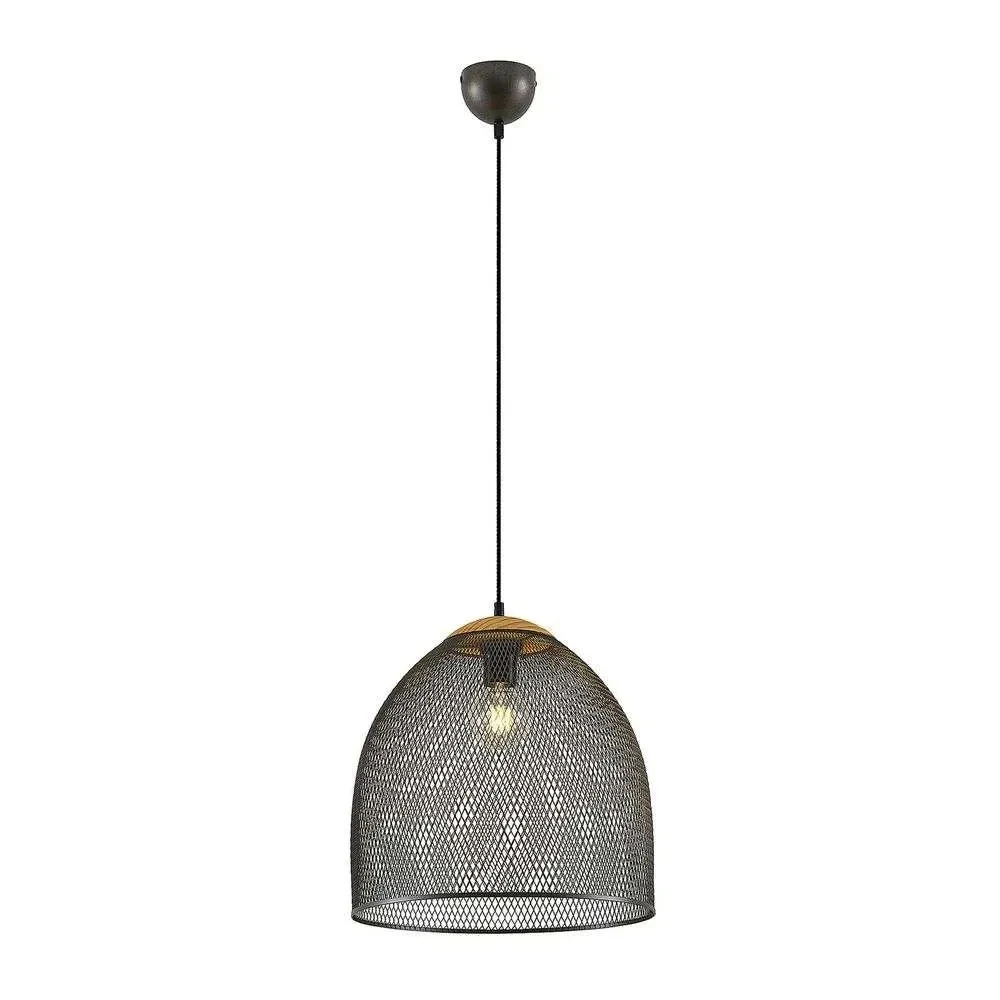 Monigo Suspension Nickel/Wood - Lindby