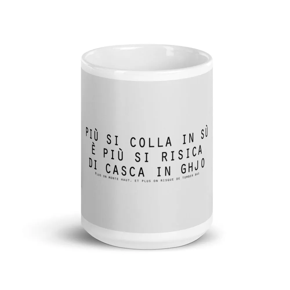 Mug Blanc Brillant Piu si Colla