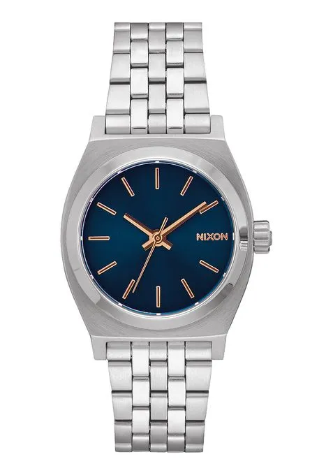 Nixon - Medium Time Teller Navy rose gold