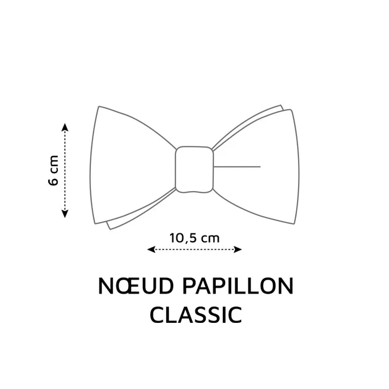 Noeud papillon bleu turquin chambray fleuri - Le Coq En Pap' - Coquerico