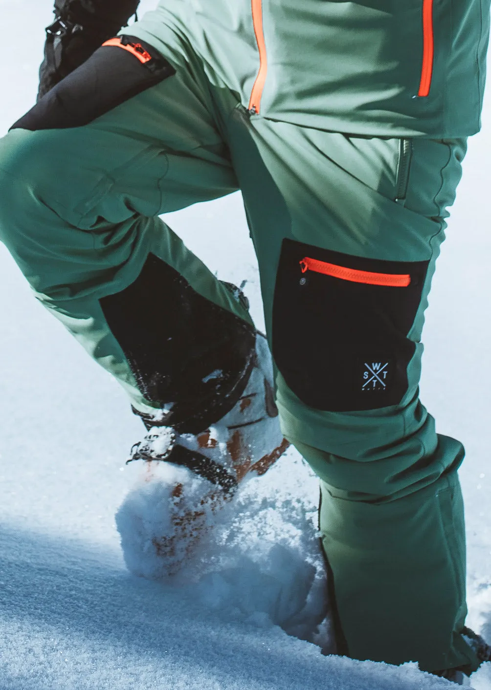 Pantalon de ski X Jib - Vert Sauge