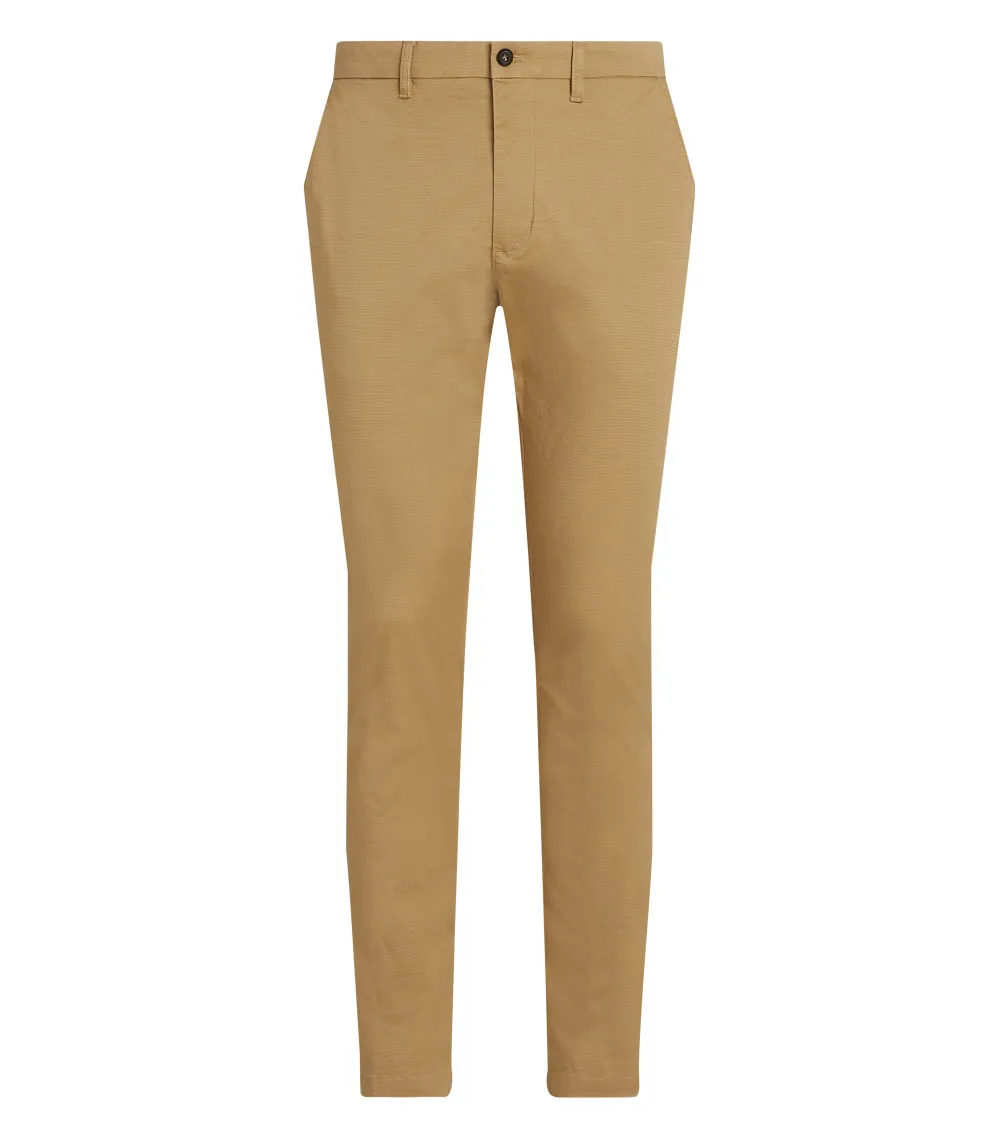 Pantalon Tommy Hilfiger Bleeker coton biologique camel