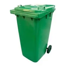 Poubelle 140 l a/roue vert **