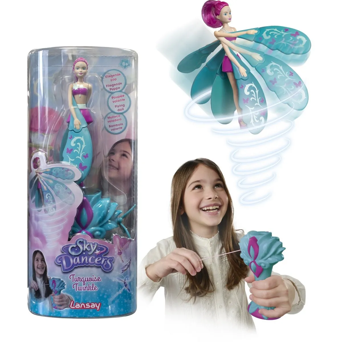 Poupée volante Sky Dancers Turquoise Twinkle