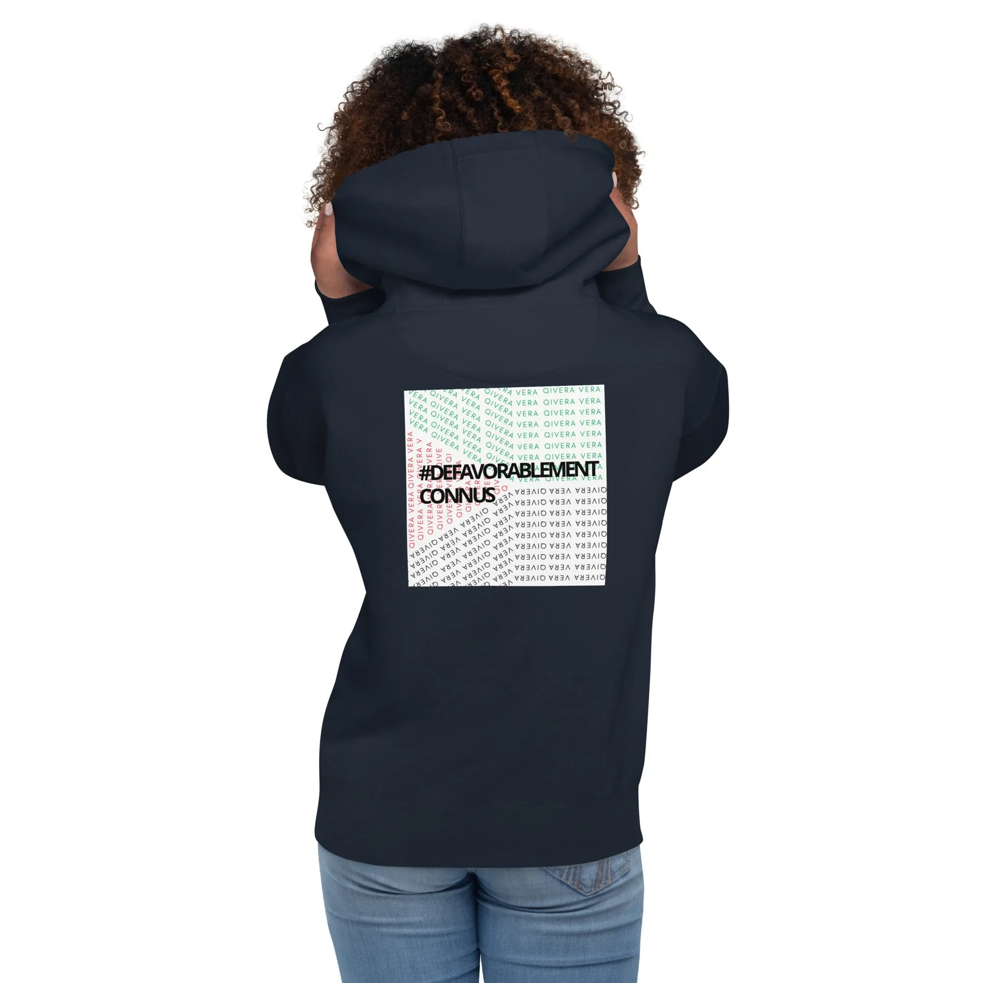 QIVERA VERA - Sweat à Capuche Unisexe Défavorablement Connus
