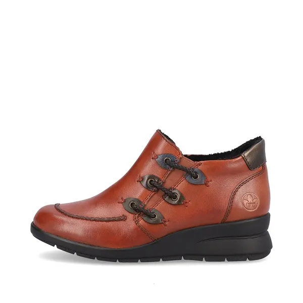 Rieker bottines et boots l4853 38 orange