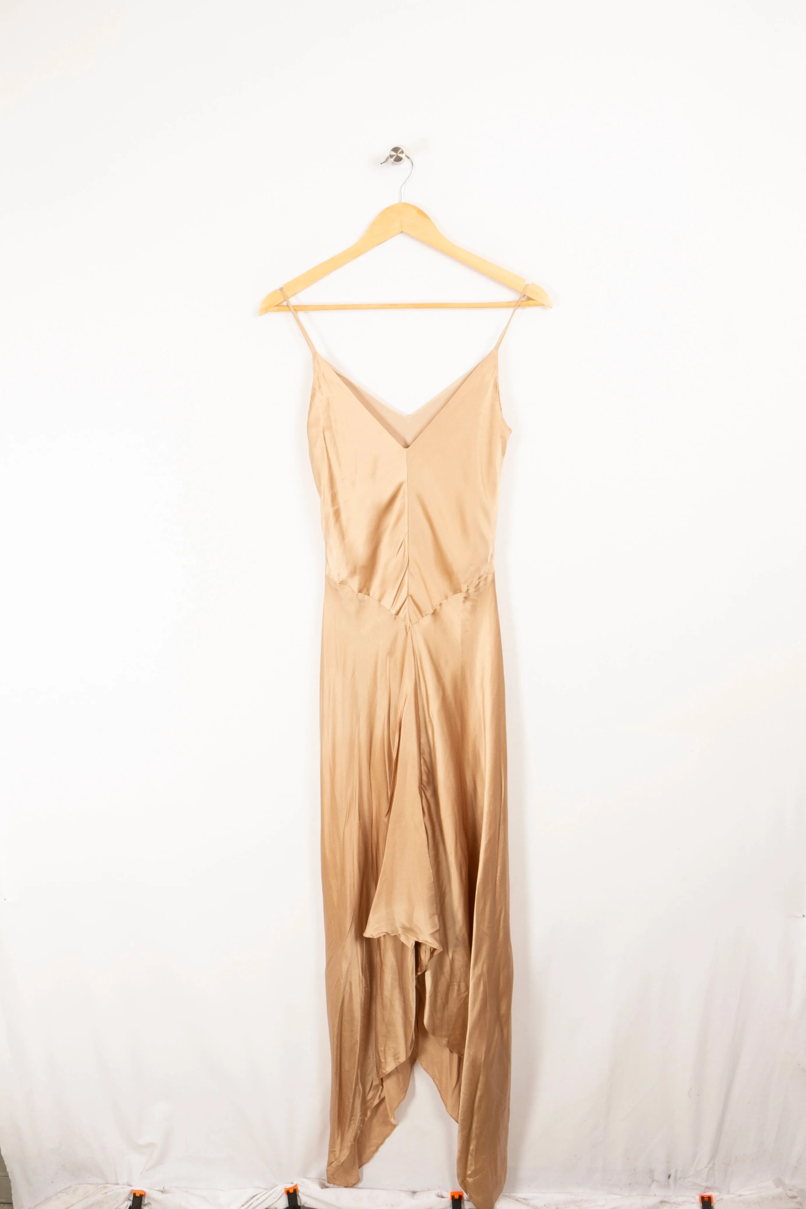 Robe beige - Taille L/40