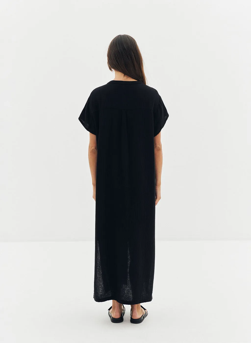 Robe chemise Halen en gaze de coton