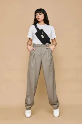 Sac banane Noir en coton bio - Harry