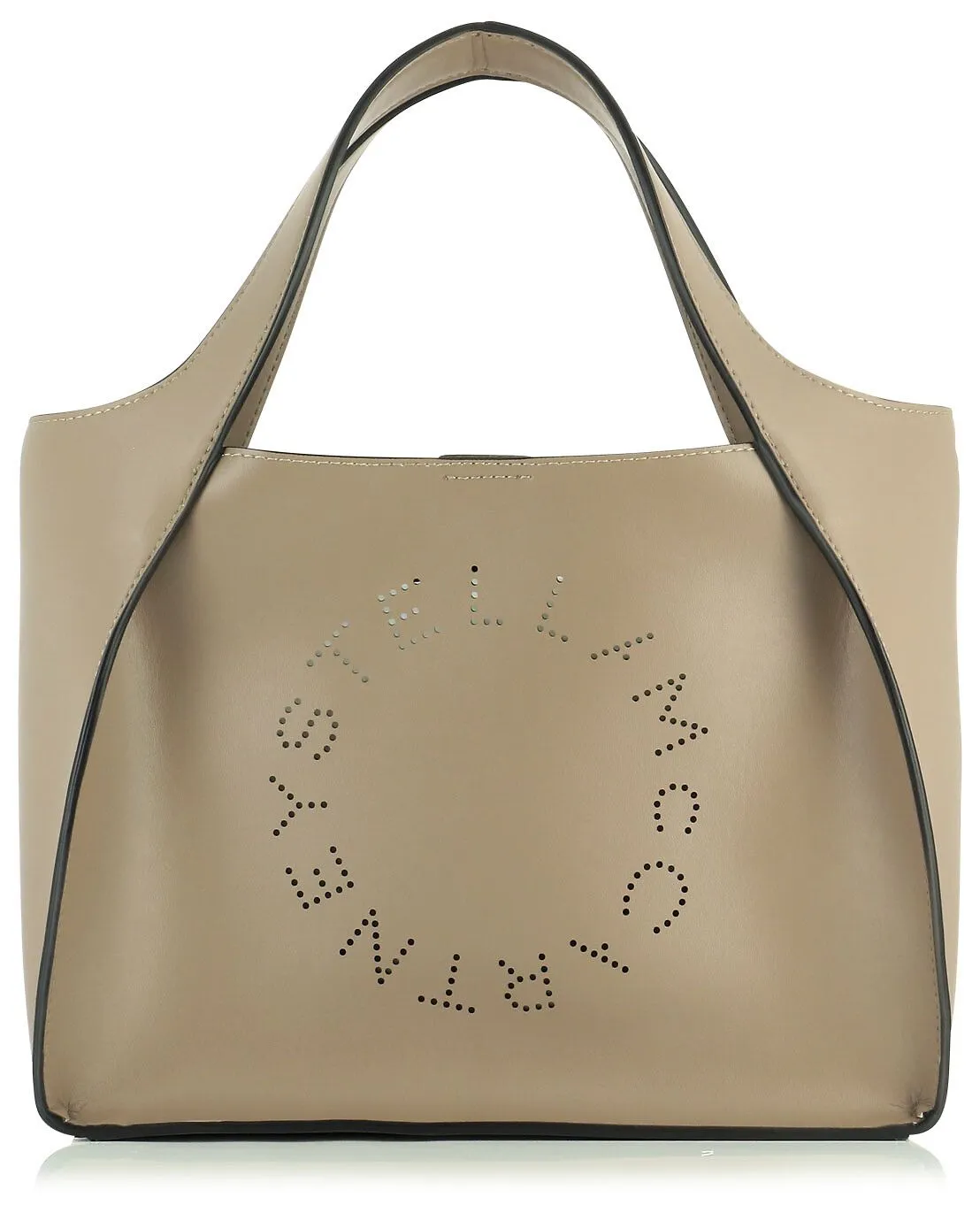 Sac à bandoulière en cuir synthétique esprit cabas STELLA LOGO