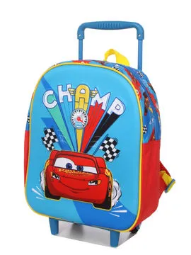 Sac à dos à roulettes Cars Champ' Bleu  CAR3623026  CAR3623026