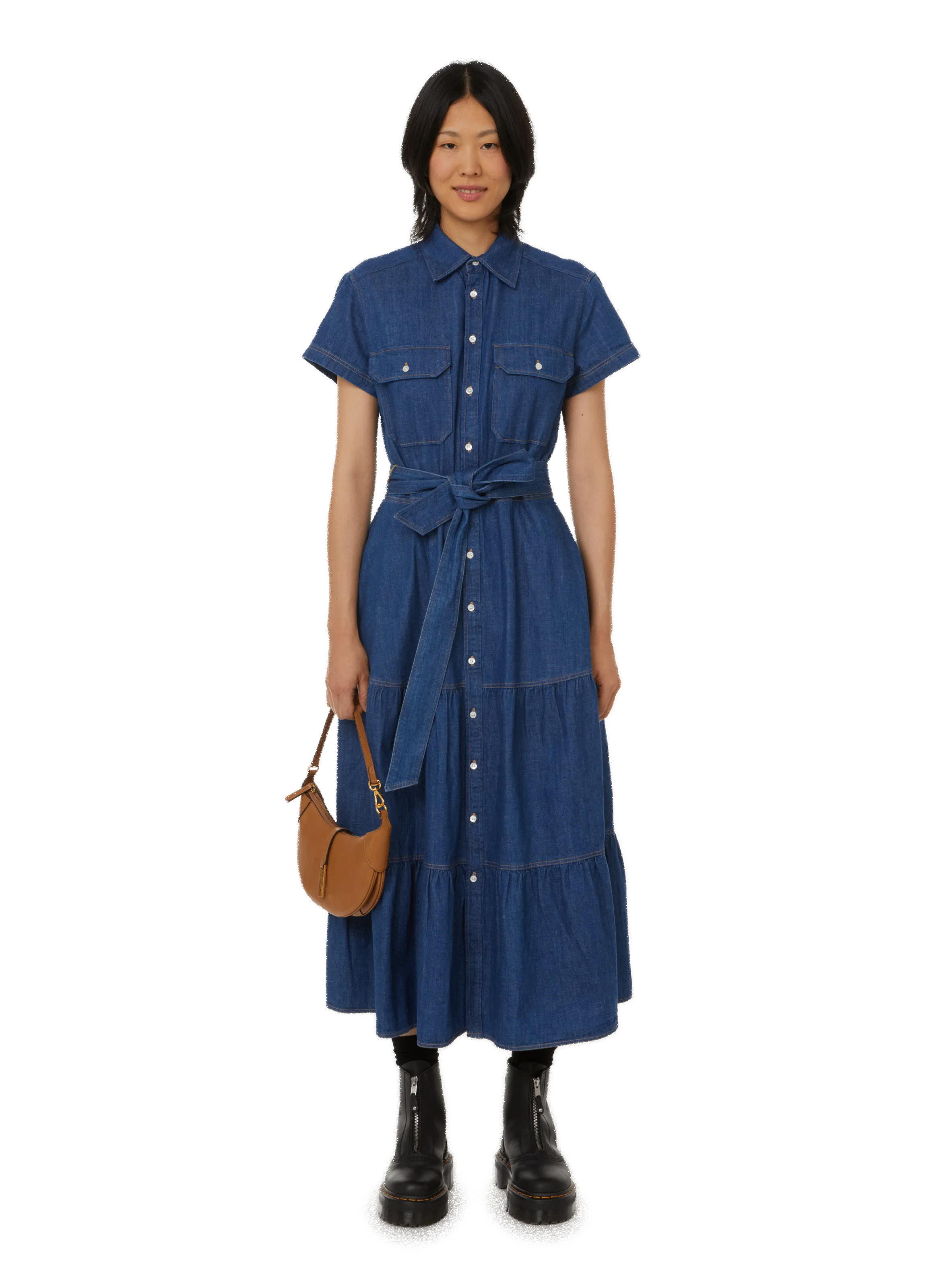 SAC à MAIN EN CUIR - POLO RALPH LAUREN pour FEMME | Printemps