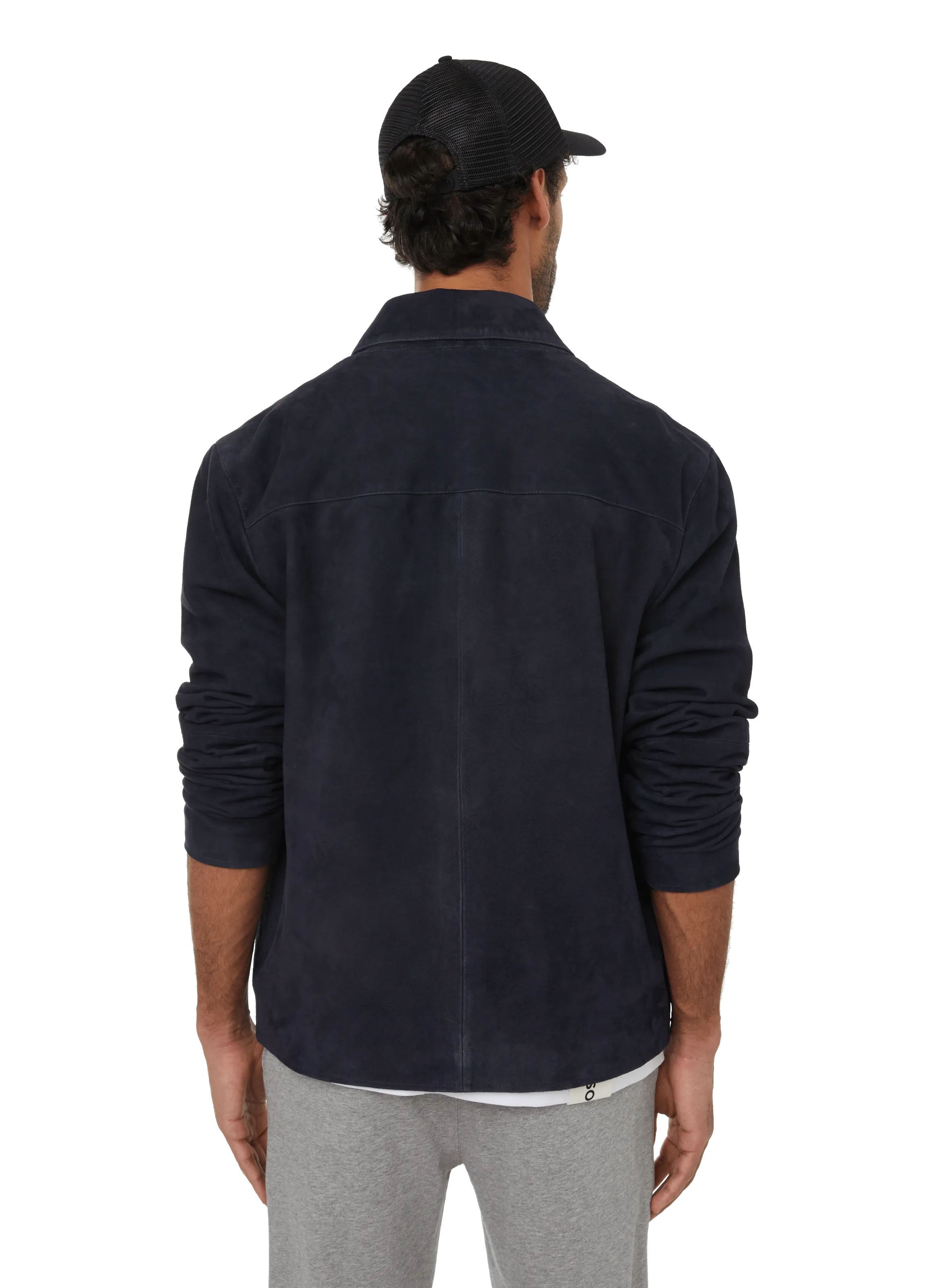 SAISON 1865  Blouson en suède - Bleu