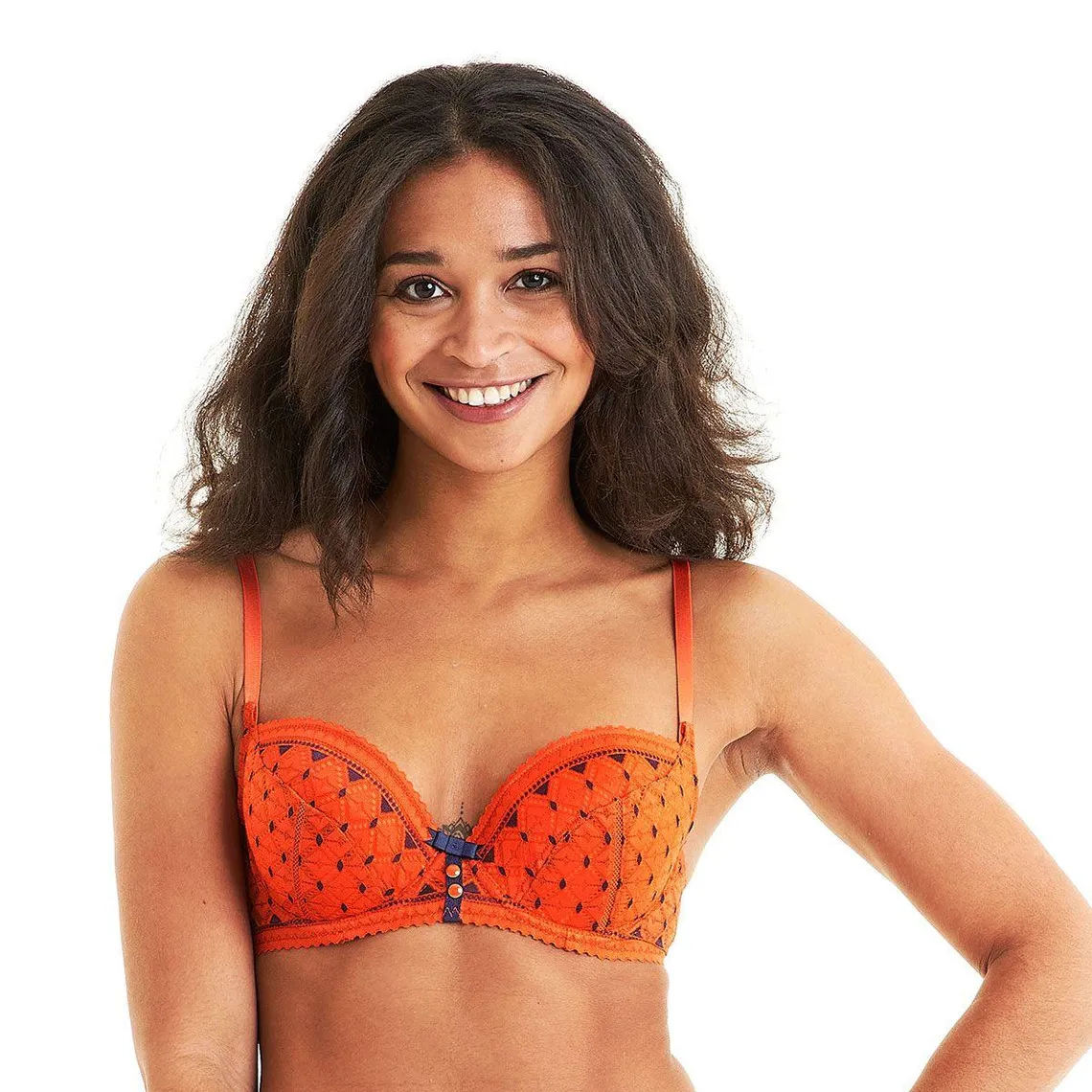 Soutien-gorge Ampliforme Armatures - Orange | 3 Suisses