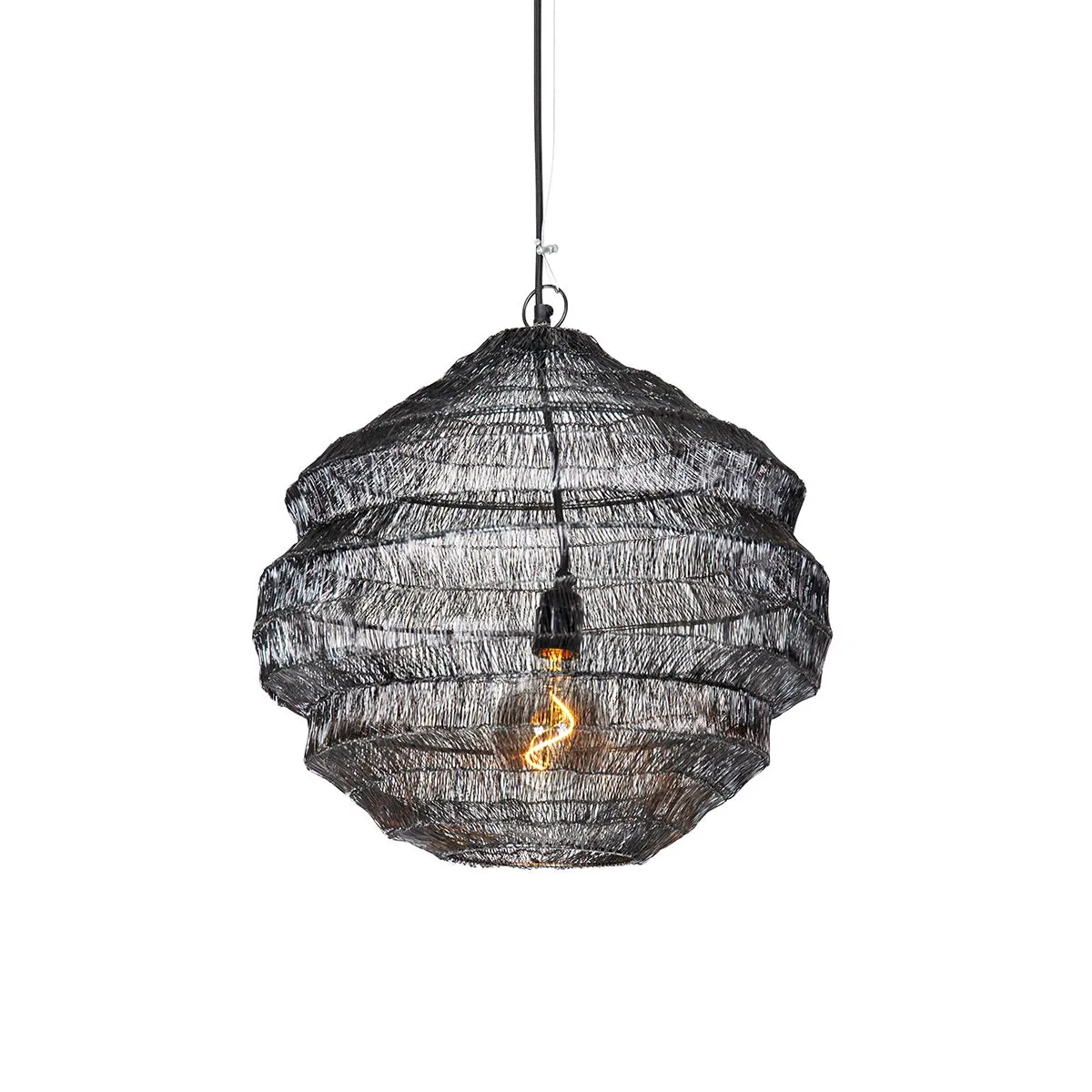 Suspension orientale noire 45 cm x 40 cm - Vadi