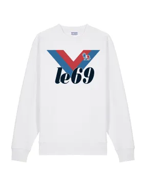 Sweat brodé Lyon le 69 rétro