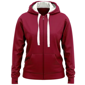SWEAT DELUXE ZIP Cranberry