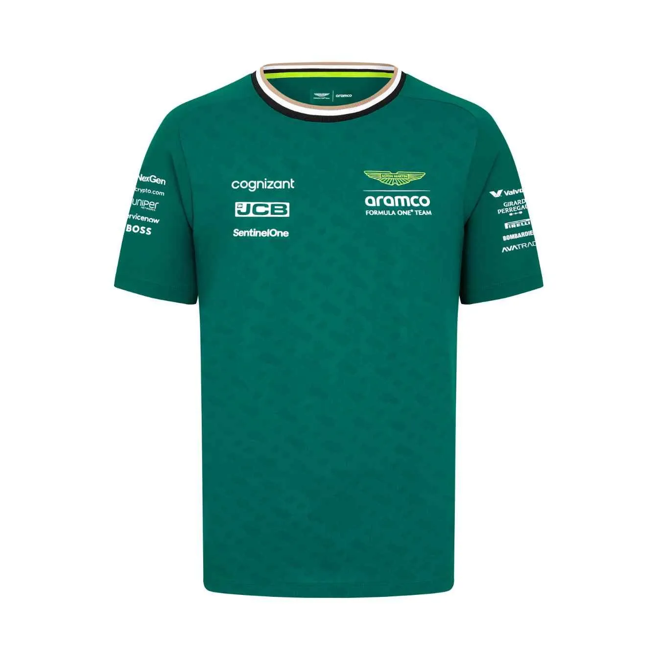 T-shirt ASTON MARTIN Fernando Alonso Vert pour Enfant ASM24_TSE_ALO