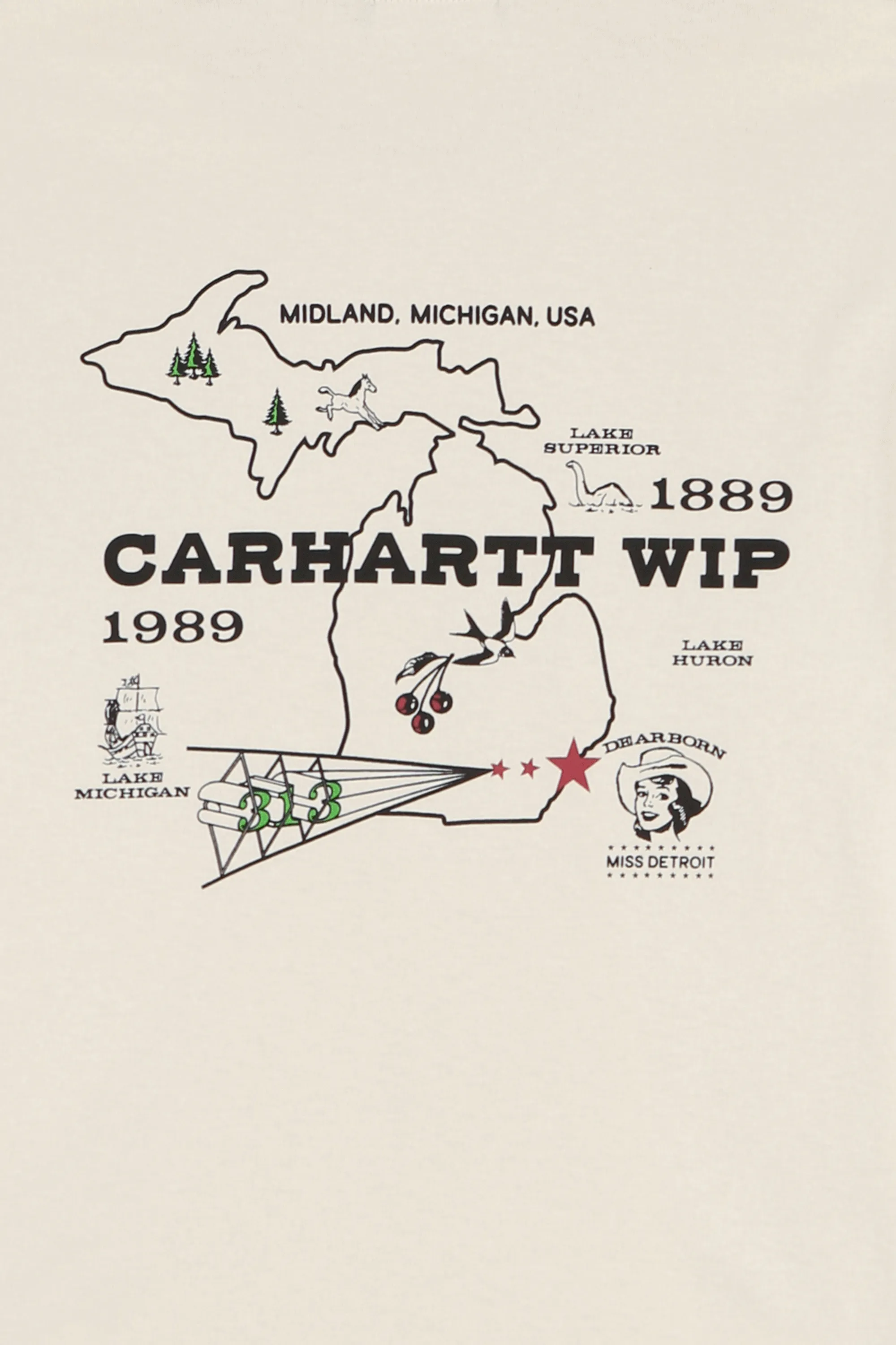 T-shirt Beige Carhartt Wip - Femme | Citadium