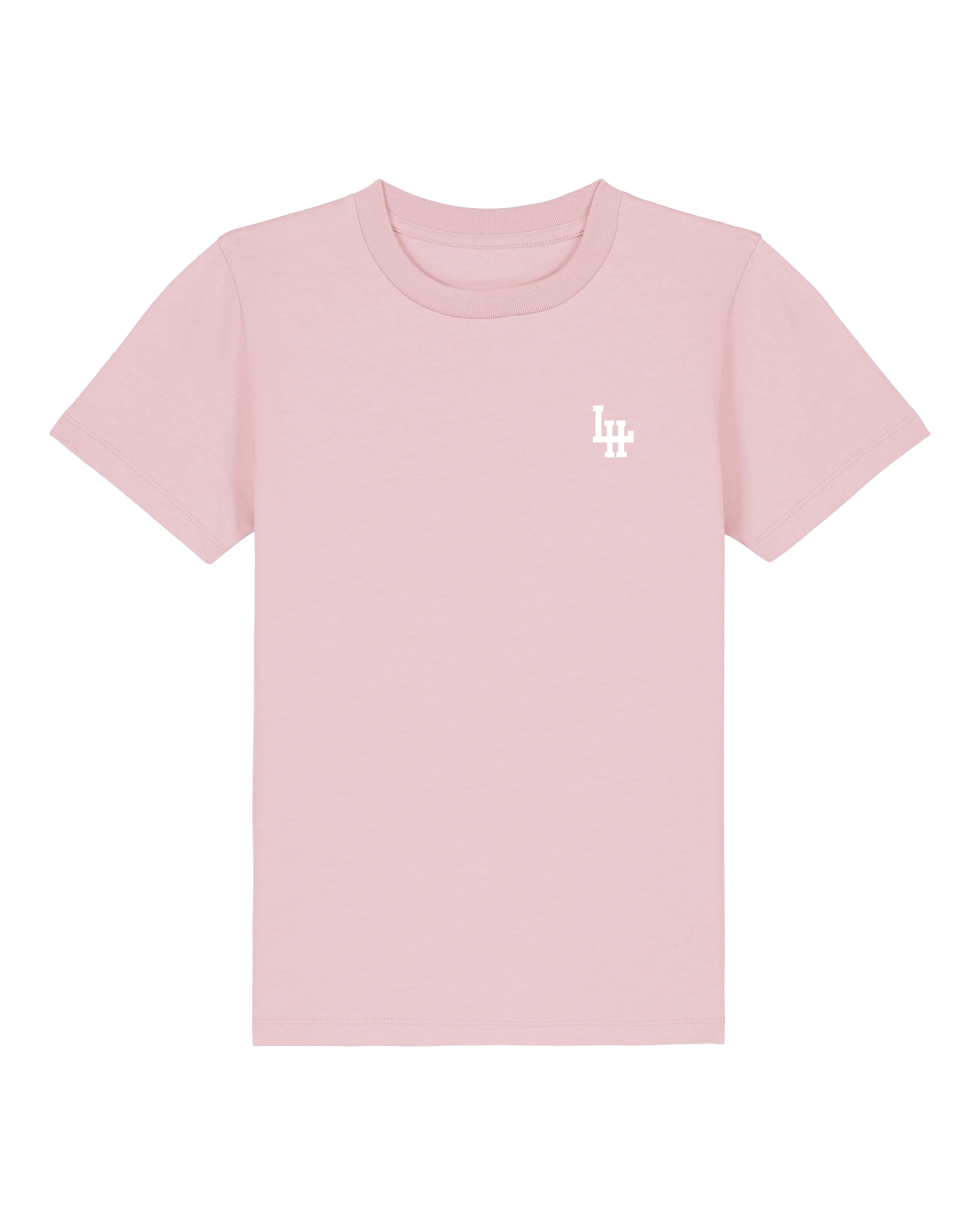 T-shirt Bio LH Kid Rose Coton (Blanc brodé)