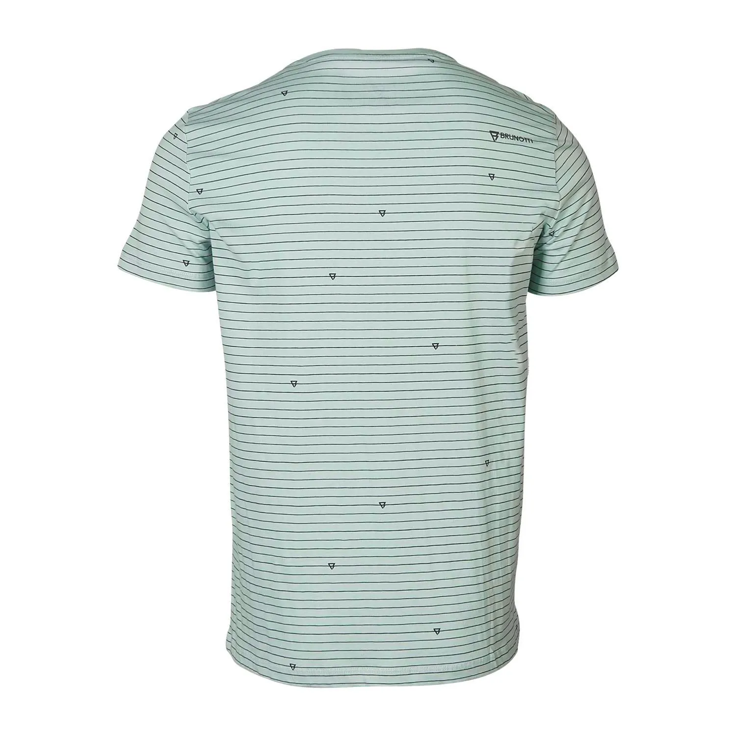 T-Shirt Brunotti Hommes Tim Stripe Dusty Mint