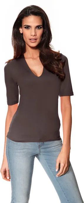 T-shirt en V