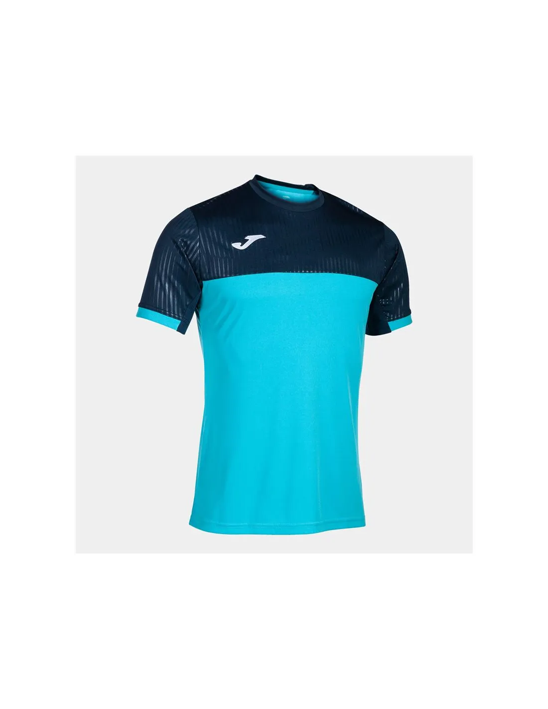 T-shirt Joma Homme Manches courtes Montréal Turquoise Fluorine - Marine