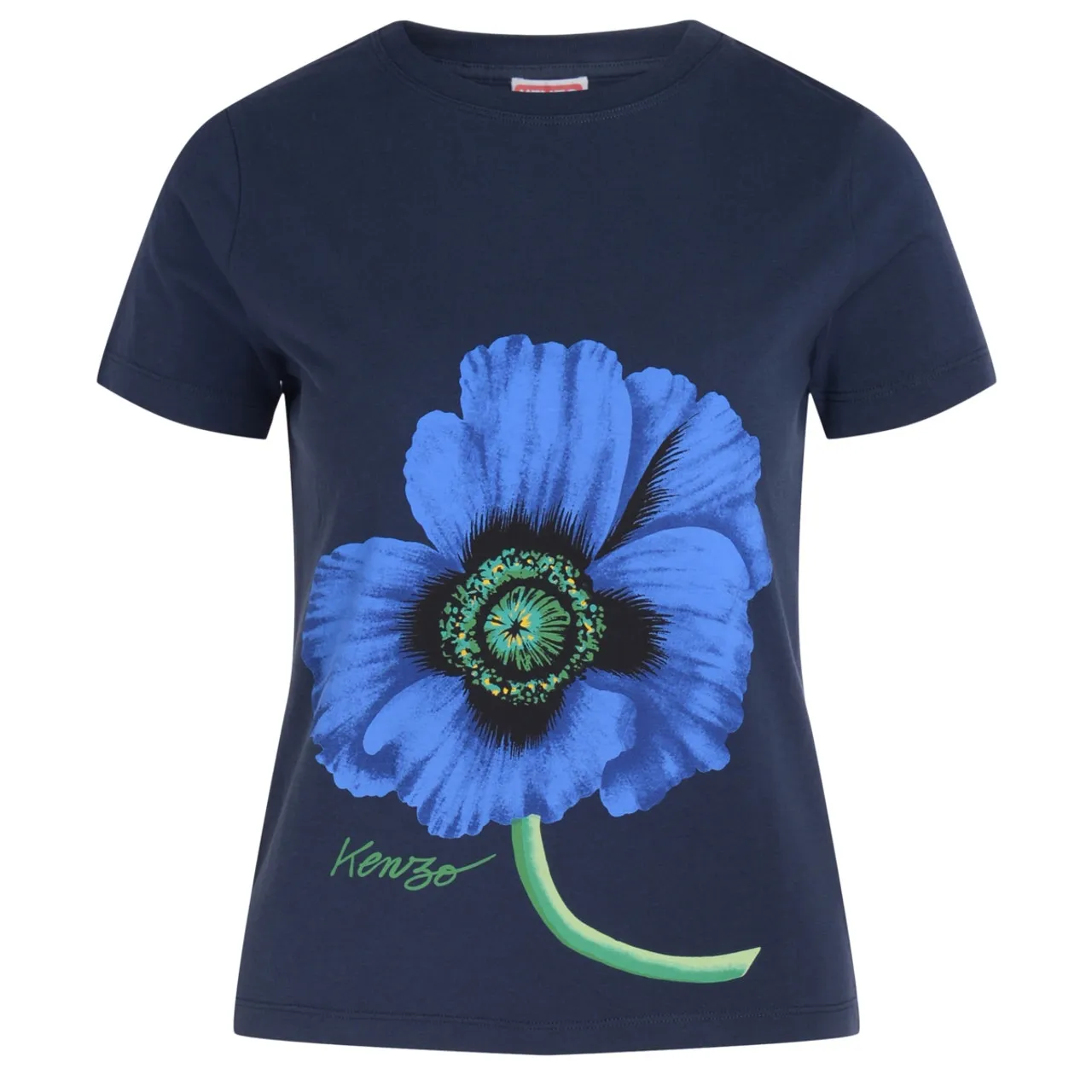 T-Shirt Kenzo Bleu marine coquelicot 