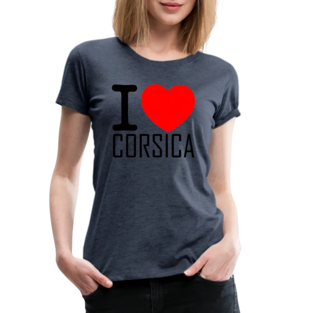 T-shirt Premium I Love Corsica