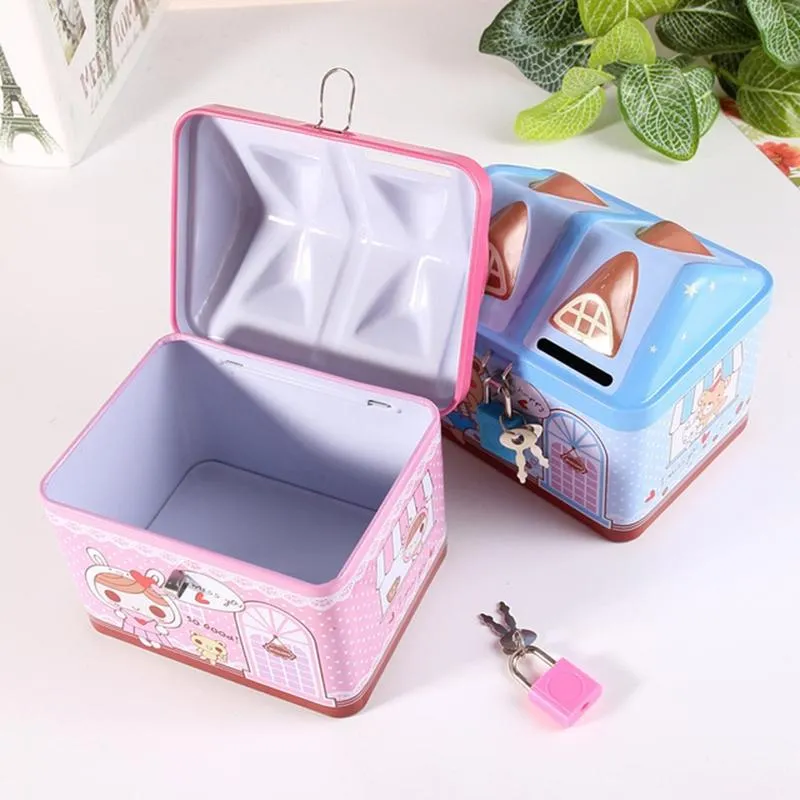 Tirelire Enfant Rose Décorative Cadeau Noël Enfants