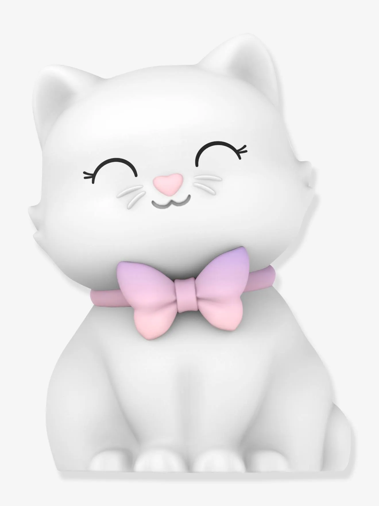 Veilleuse souple rechargeable Lulu la chatte - DHINK KONTIKI blanc - Dhink