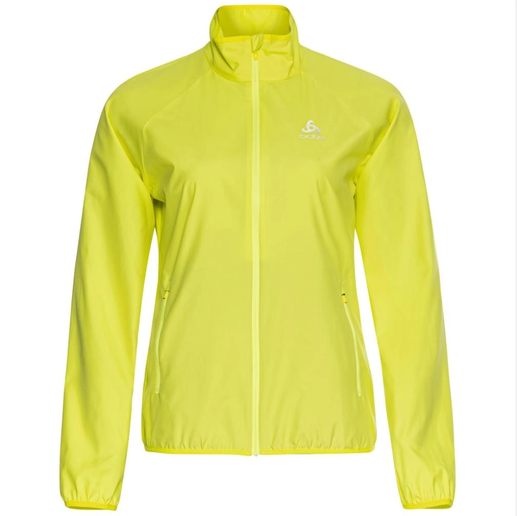 Veste de Course Odlo Women Essential Light Limeade