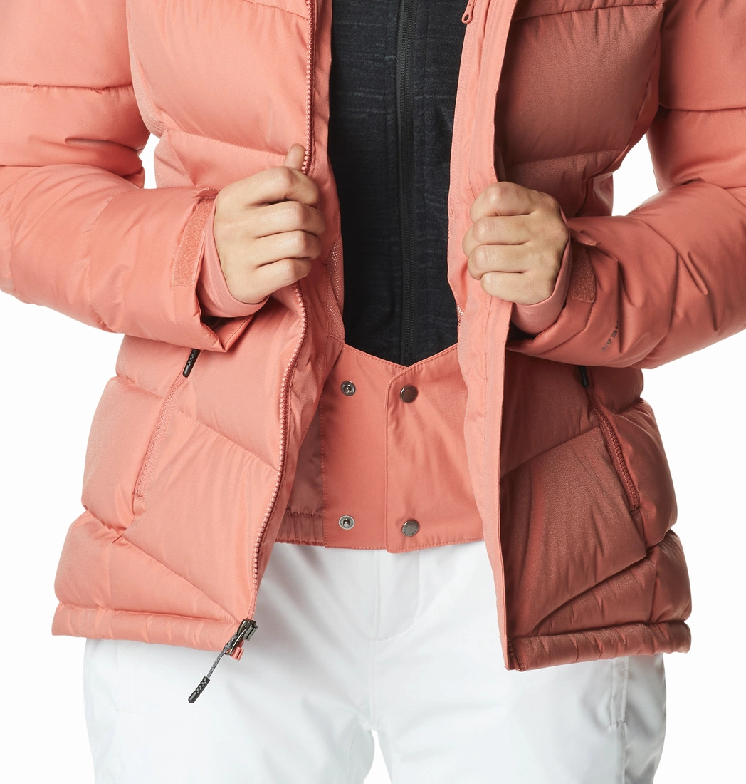 Veste de Ski Women Columbia Abbott Peak Insulated Jacket Dark Coral Sheen