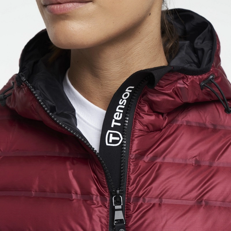 Veste Tenson Women Icelyn Down Deep Red