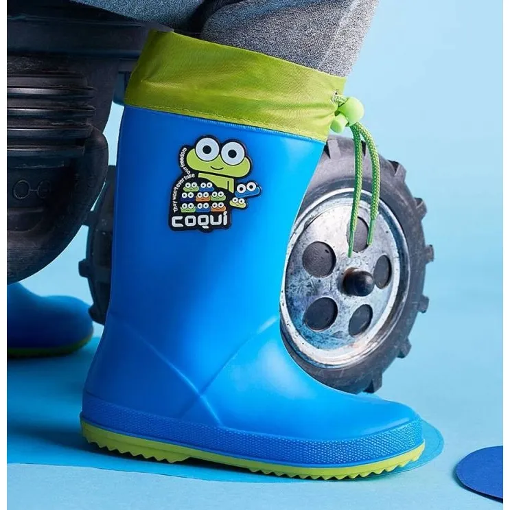 Wellingtons Coqui Rainy Collar Jr. 8508-100-4713 bleu