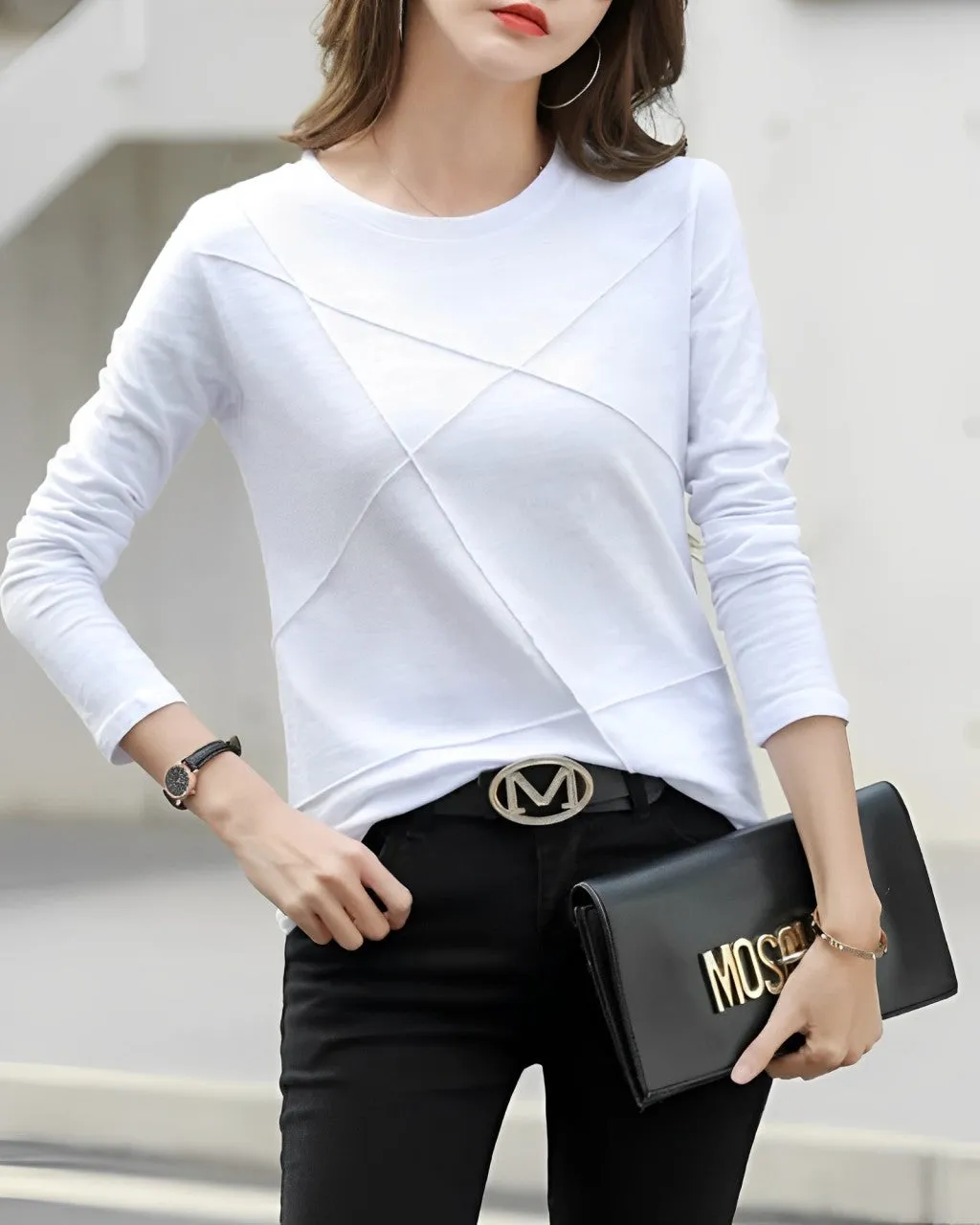Wendi - Chemise à manches longues et amples
