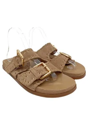 Zara Sandales confort blanc cassé style décontracté