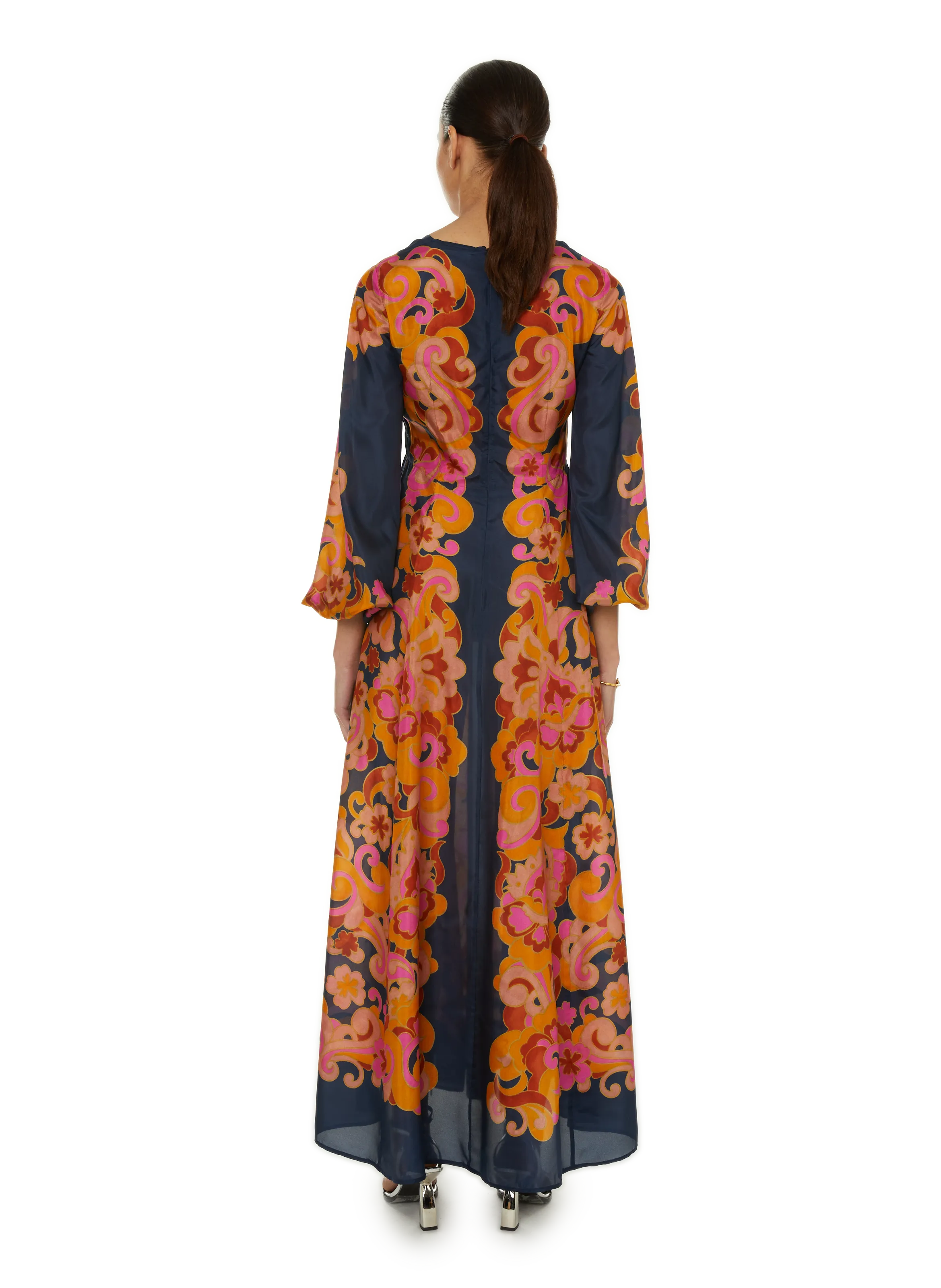 ZIMMERMANN  Robe longue en soie - Multicolore